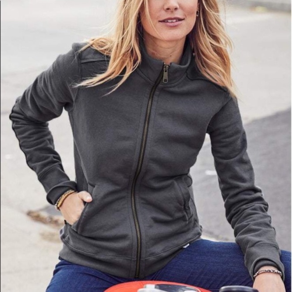 American Giant Moto Jacket Gray